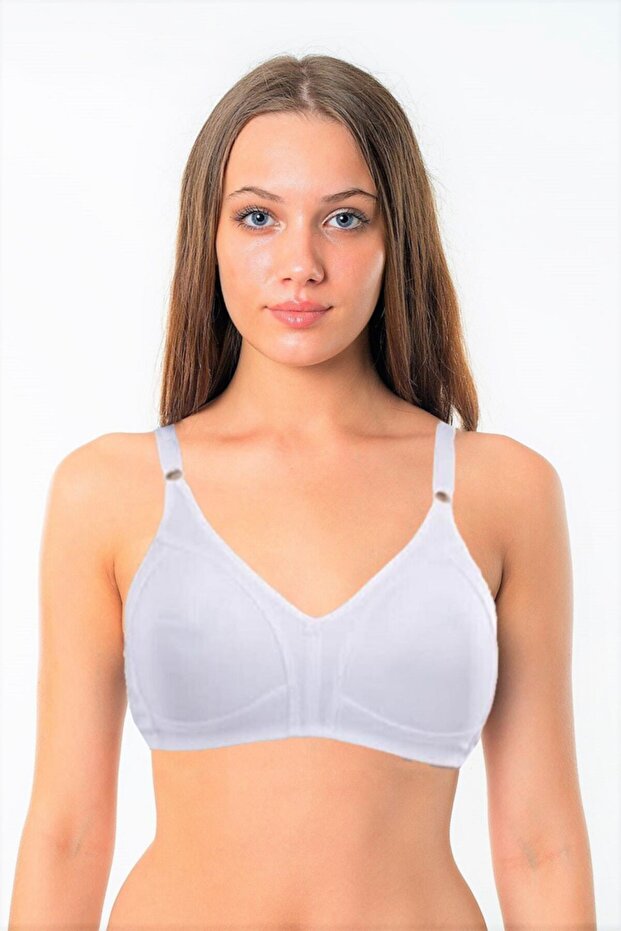 Women's Wire-Free Non-supporting Combed Cotton Comforting Bra