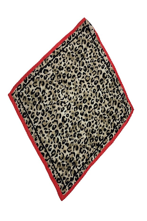 Eșarfă cu model leopard - 1