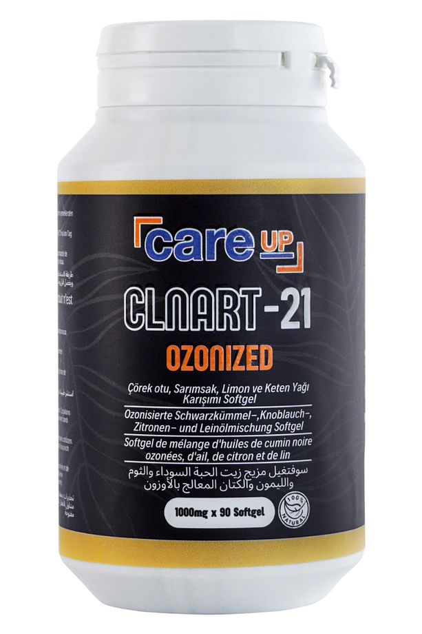 Clnart-21 Ozonlu Çörekotu, Sarımsak, Limon Ve Keten Yağı Karışımı (90) Soft Kapsül - 1