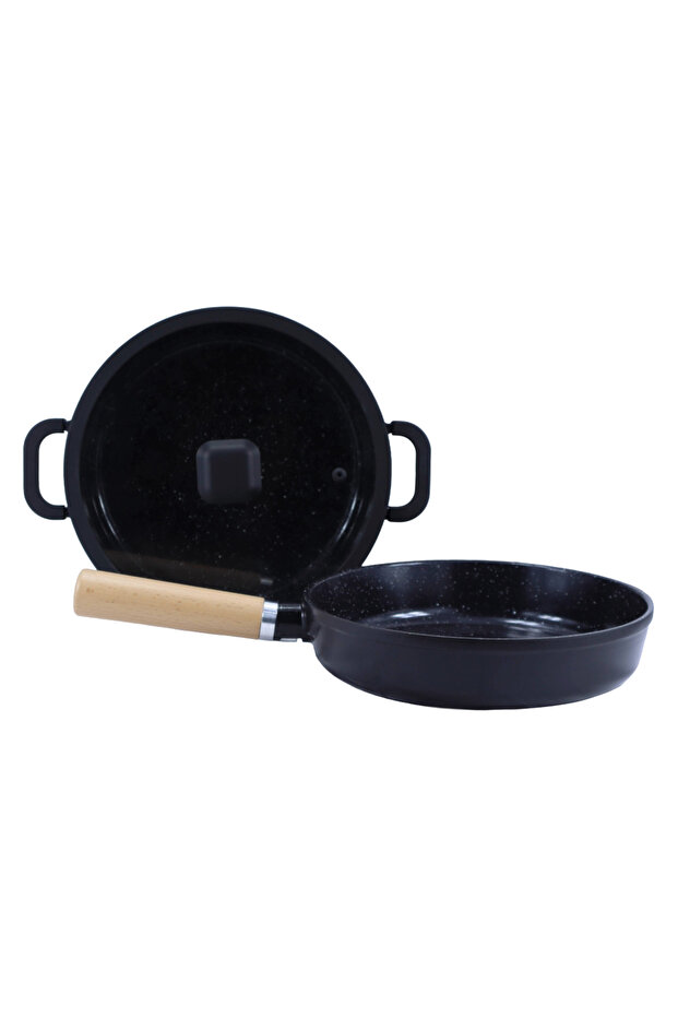 24 cm Casting Set (Skillet & Pot) Ceramic Coating - 2