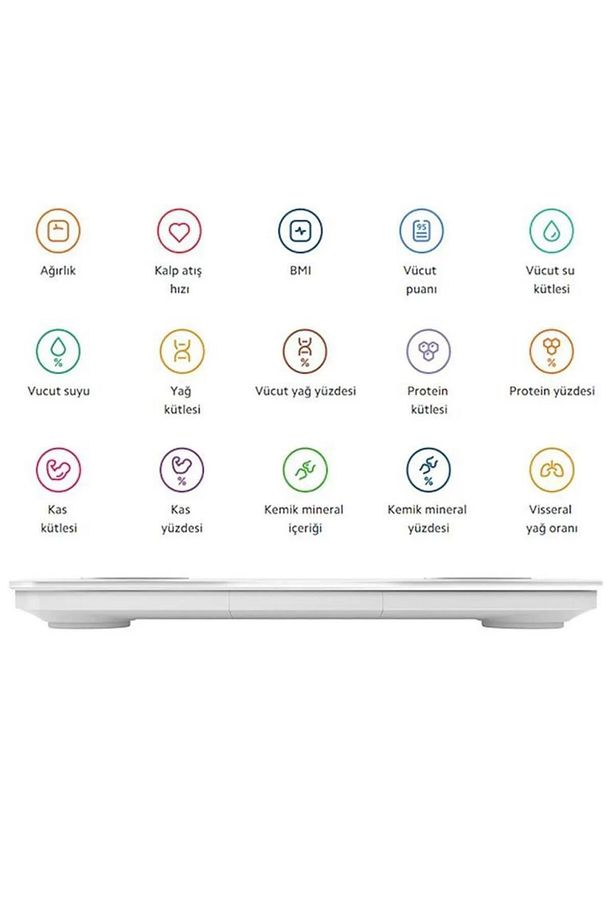 Mi Smart Scale Bluetooth S400 Akıllı Baskül Yağ Ölçer - 5