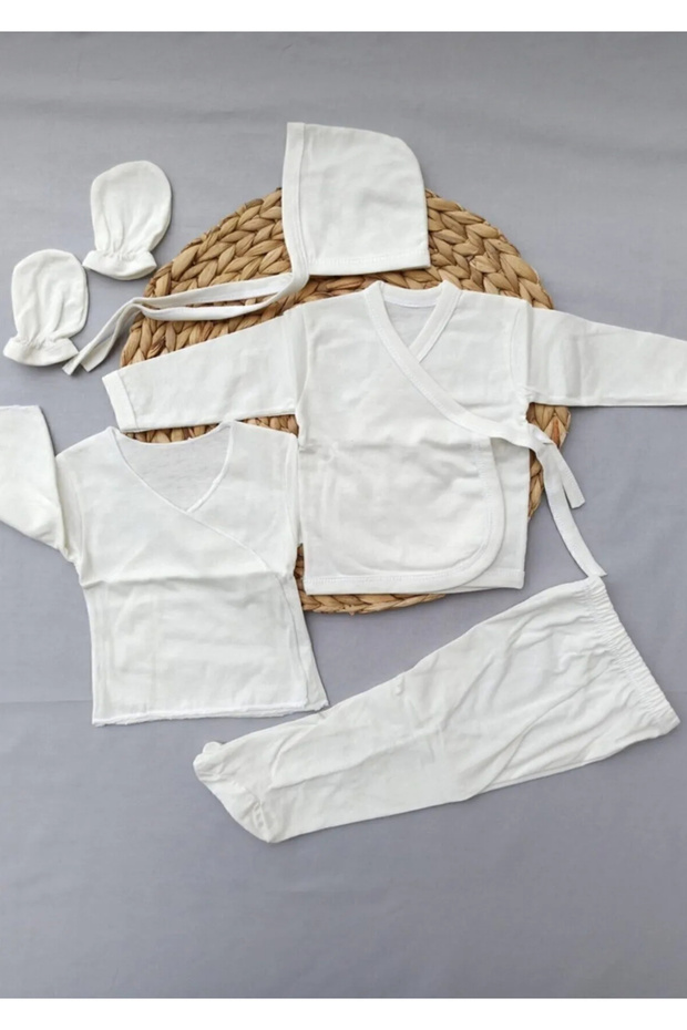 Unisex Emergency Hospital Release Natural Set of 5
