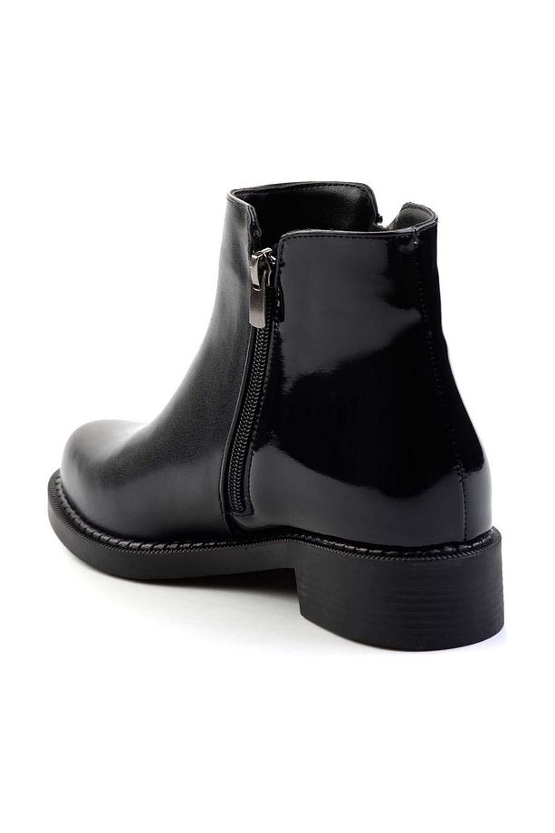 Siyah Siyah Kadın Bot & Bootie K02156201609 - 4