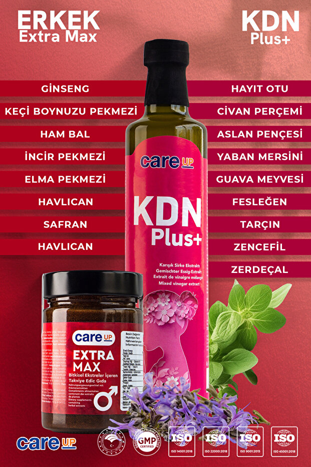 Kdn Plus Hayıt Otu, Aslan Pençesi Sirke Karışımı 500ml + Extra Max Bitkisel Macun Erkek 360gr - 3