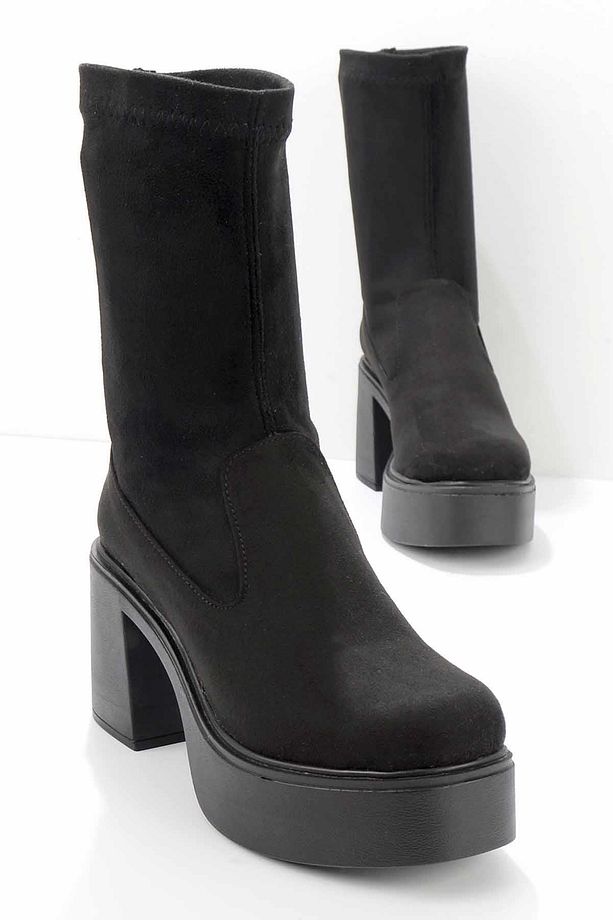 Siyah Kadın Bot & Bootie K02932700002 - 2