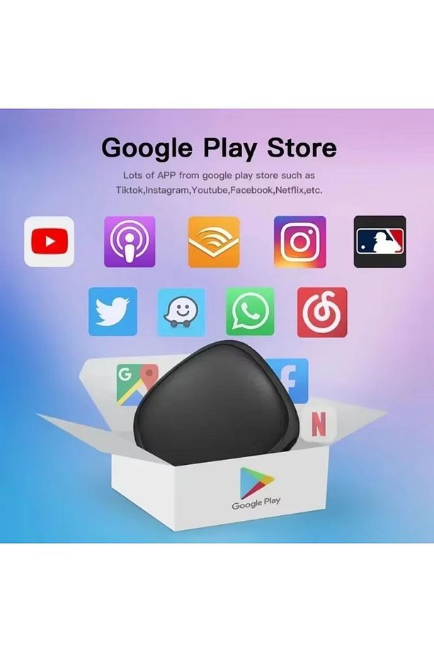 Akıllı Multimedya Kutusu 32gb Android 13 Kablosuz Ai Box Youtube Netflix Google Playstore Uyumlu - 5