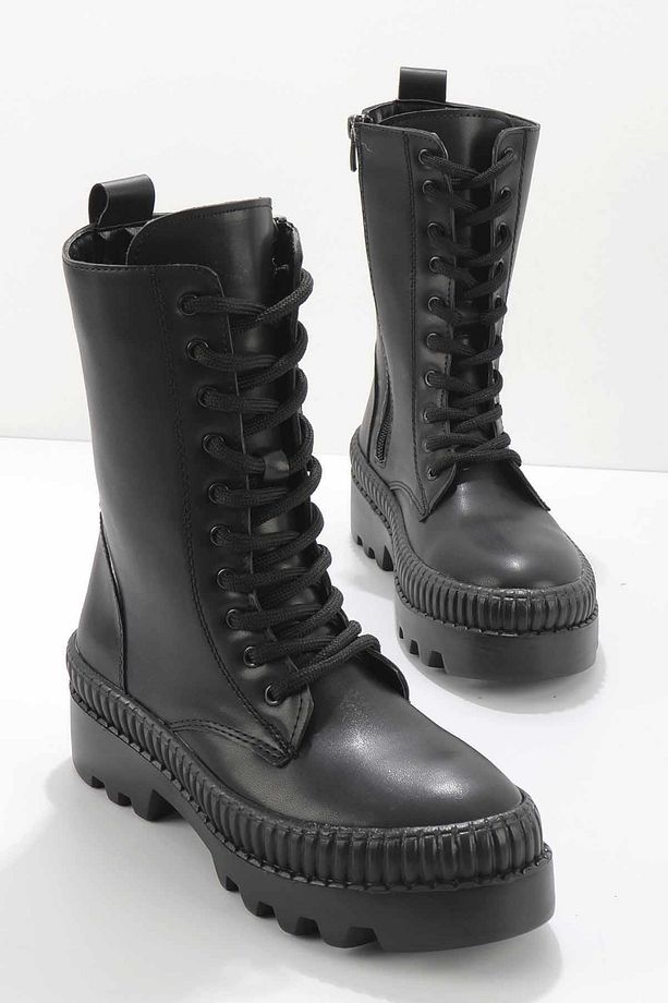 Siyah Kadın Bot & Bootie K02678020809 - 1