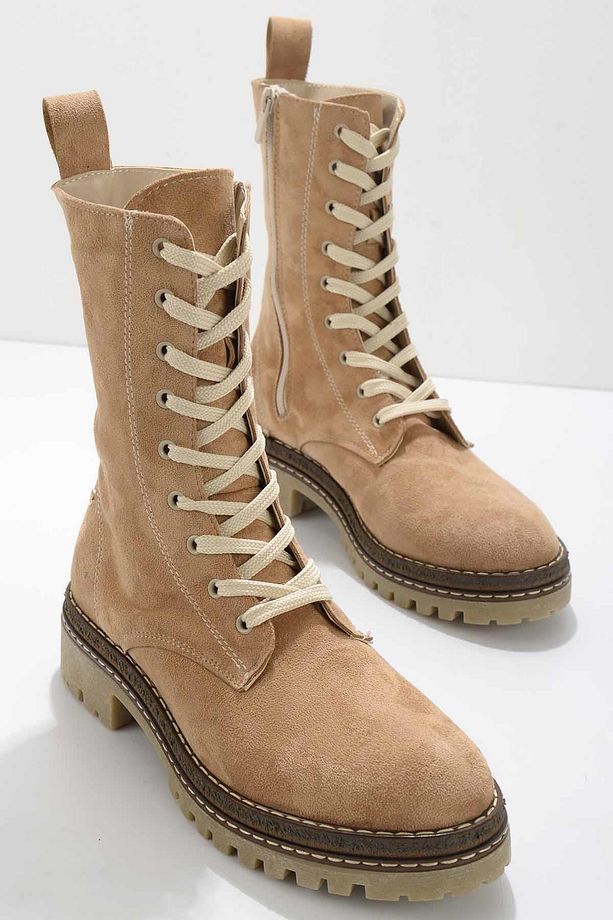 Bej Kadın Bot & Bootie K02538560002 - 2