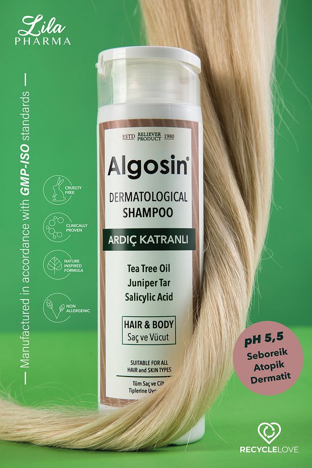 Dermotolojik Ardıç Katranlı Bitkisel Çay Ağacı Saç Ve Vücut Şampuanı 250 Ml - 6