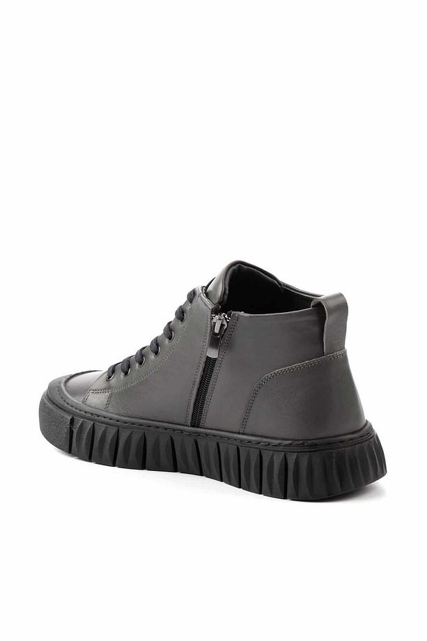 Gri Leather Erkek Bot & Bootie E02396048243 - 4