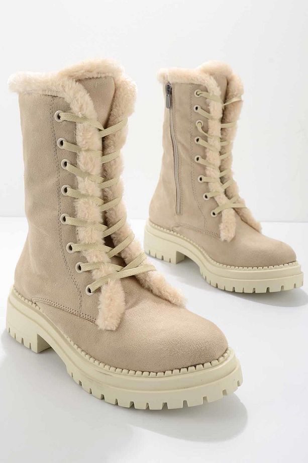 Bej Kadın Bot & Bootie K02534500002 - 1