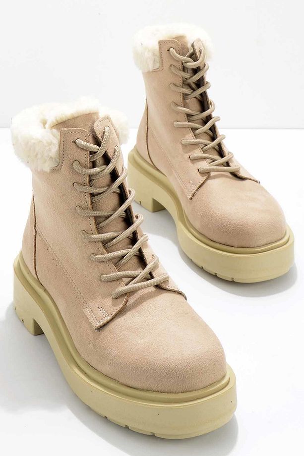 Bej Kadın Bot & Bootie K02990101502 - 1