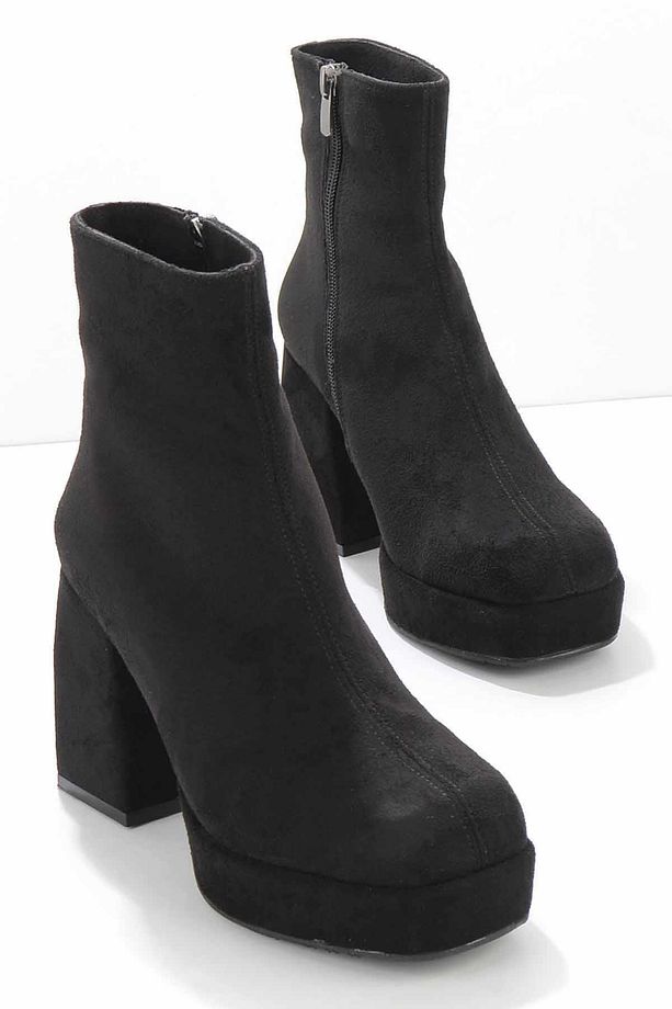 Siyah Kadın Bot & Bootie K02154170202 - 2