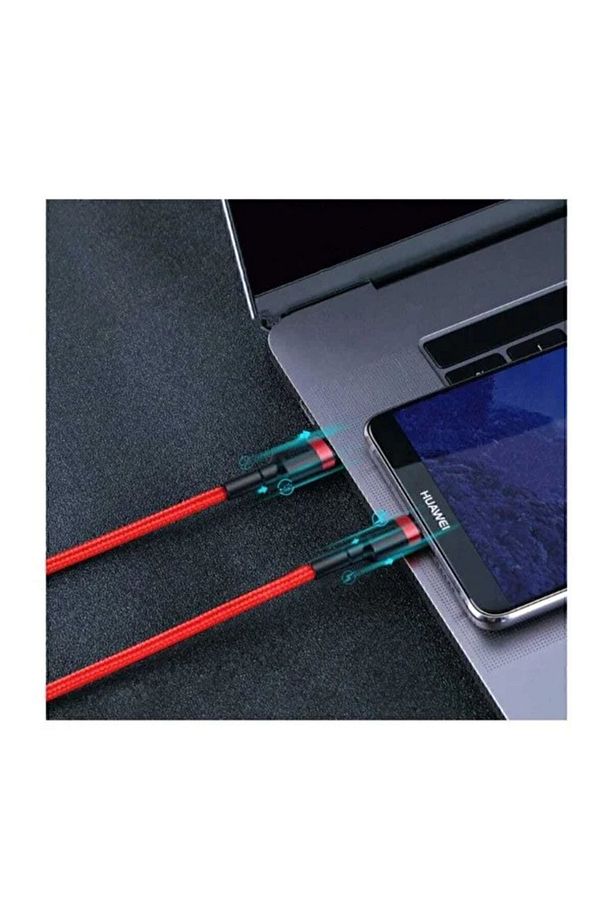 Type-C - USB Hızlı Fast Şarj Destekli 3.1 12watt Typec Şarj ve Data Aktarım Kablosu Şarz 1 Metre - 2