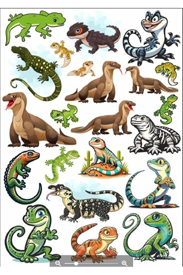 Lizard Sticker Set - 2 Designs
