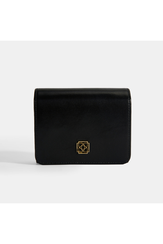 Kadın Siyah Deri Cüzdan - 2