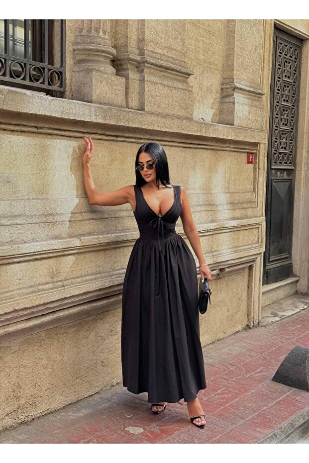 Μαύρο φόρεμα Princess Underwire - 1