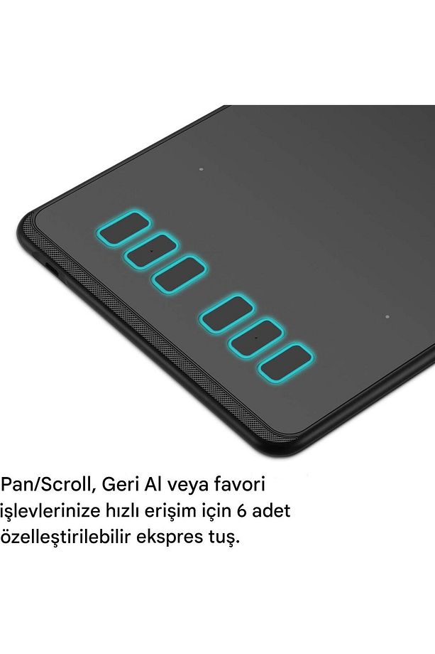 Inspiroy H640p 6.3" X 3.9" 6 Tuş Grafik Tablet Kalem - 4