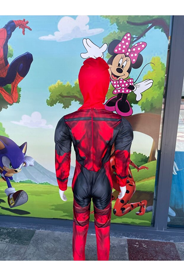 Deadpool Kaslı Kostüm - 6