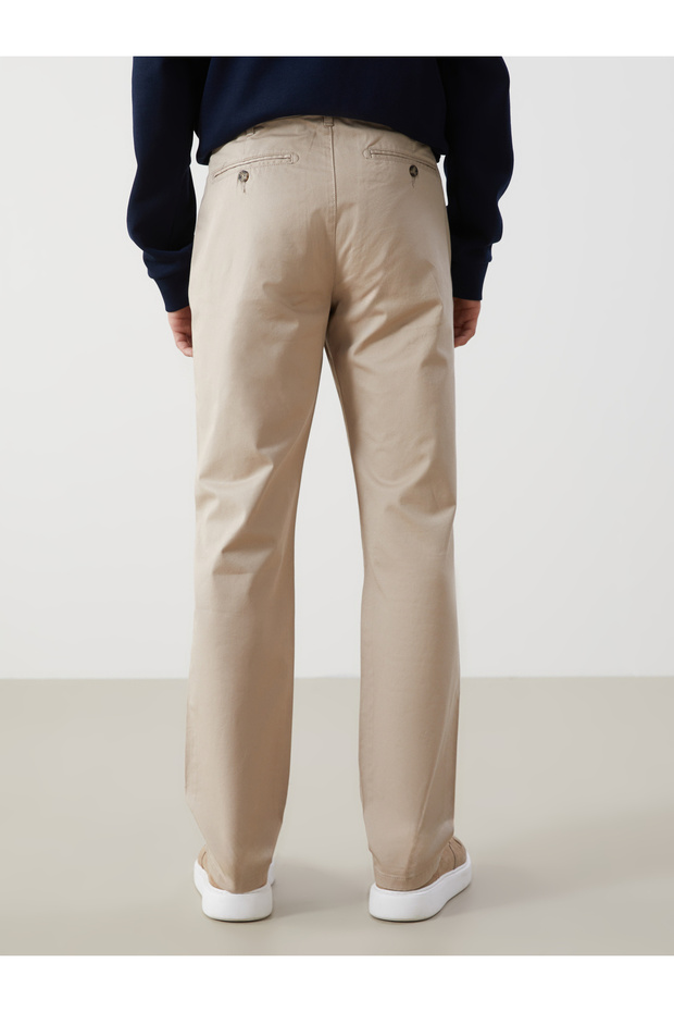 Rahat Kalıp Erkek Chino Pantolon - 4