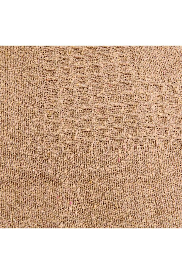 Waffle Çift Kişilik Yatak Örtüsü - Bej - 200x220 cm - 2