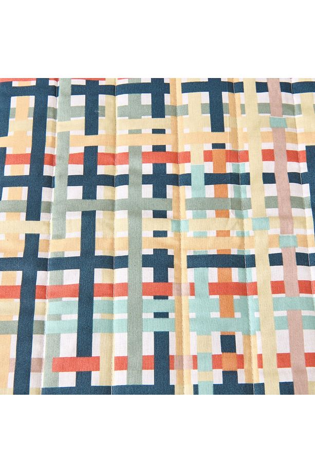 Soft Ela Tek Kişilik Yatak Örtüsü - Renkli - 160x230 cm - 2