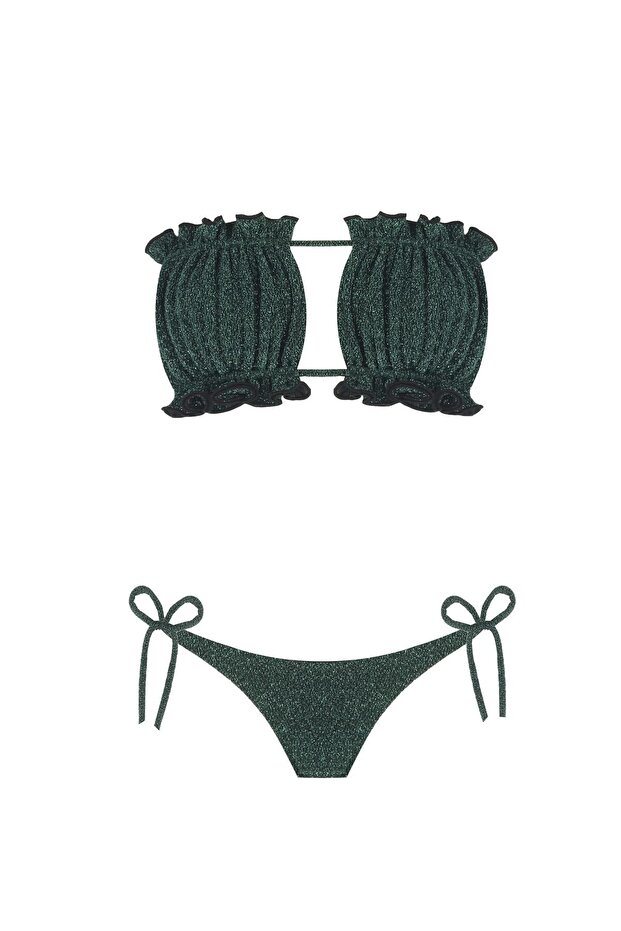 Sun Sparkle Green Bikini Set - 1