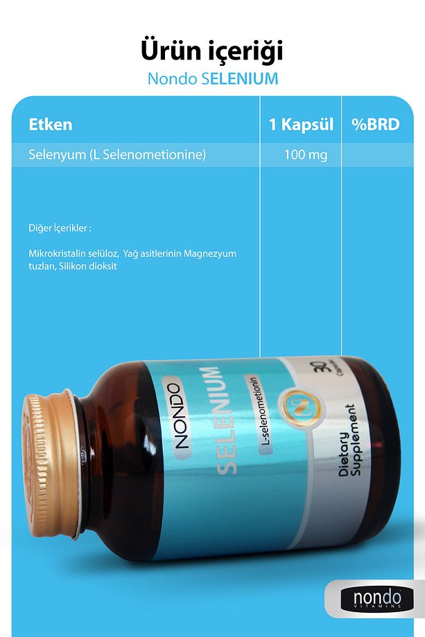 Selenium / Selenyum 30 Kapsül (l Selenometionin ) - 4