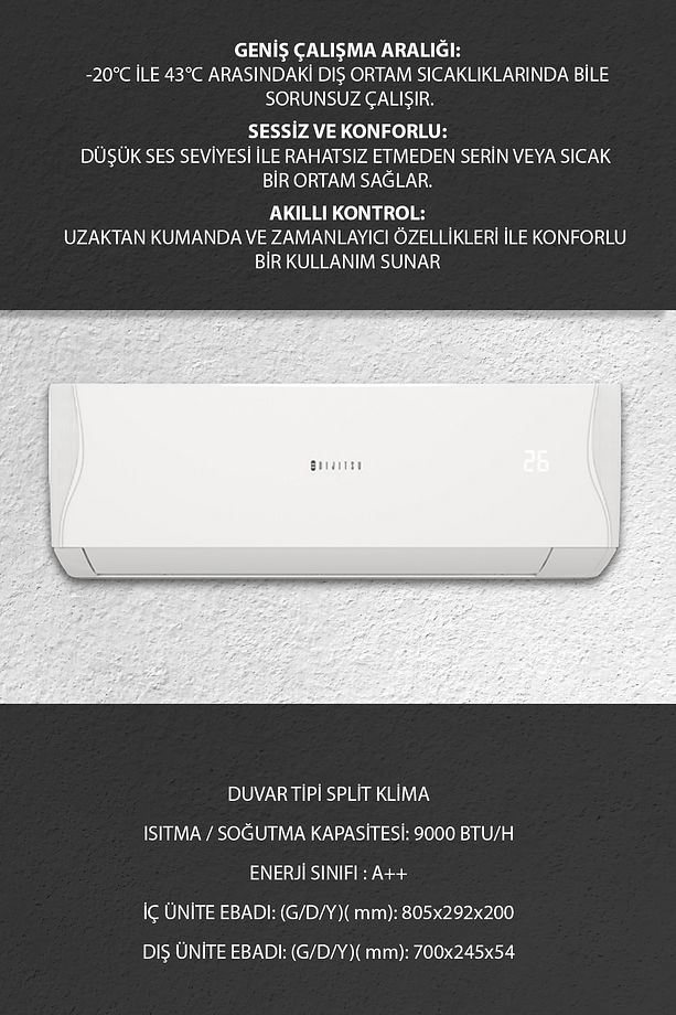Tornado 9000 Btu Klima - 3