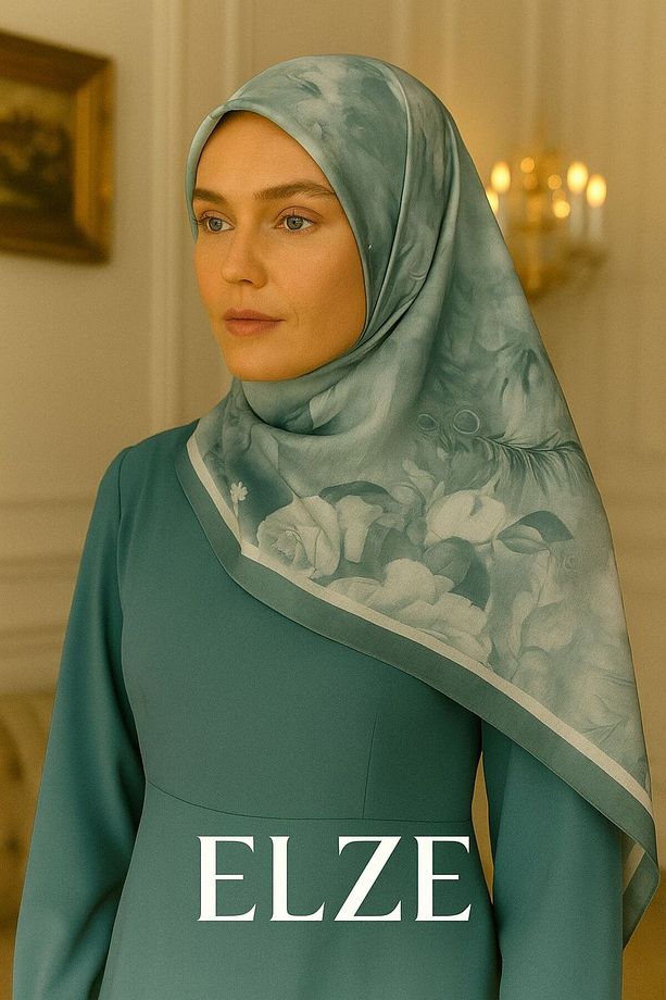 GÜL DESENLİ VİSKON SOFT ŞAL - 2