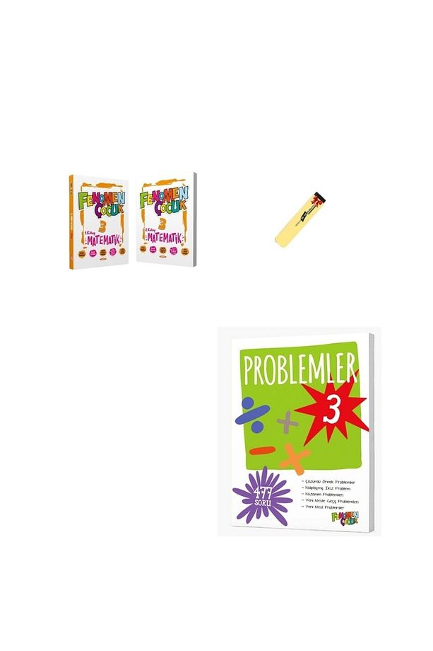 Fenomen Çocuk 3. Sınıf Matematik 1-2 ve Problemler - 1