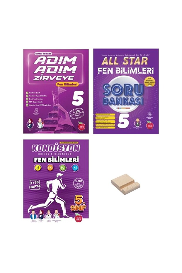5. Sınıf Adım Adım Zirveye All Star ve Kondisyon Fen Bilimleri 3lü Set - 1