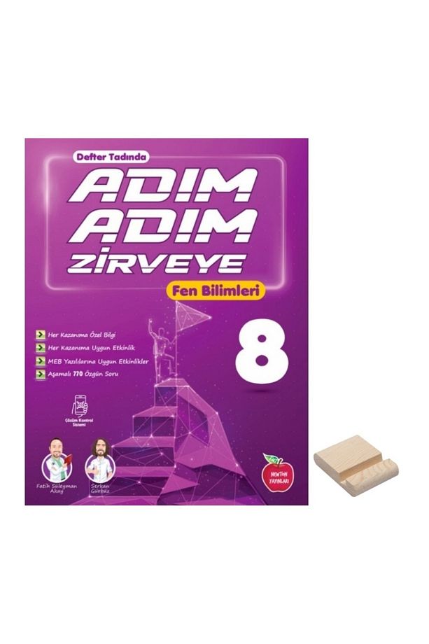 LGS 8. Sınıf Adım Adım Fen Bilimleri Etkinlikli Konu Anlatımlı Soru Bankası - 1