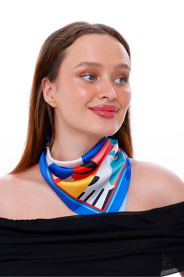 Eșarfă cu model Picasso Estascarf - 4