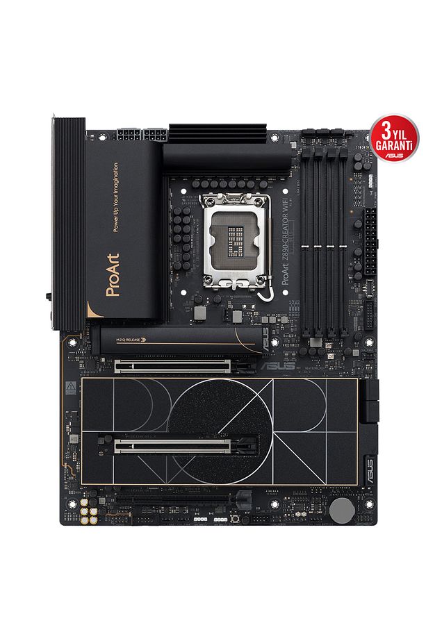 Proart Z890-creator Wıfı Intel Lga1851 Z890 Ddr5 9066 Mhz(OC) Atx Gaming (OYUNCU) Anakart - 1