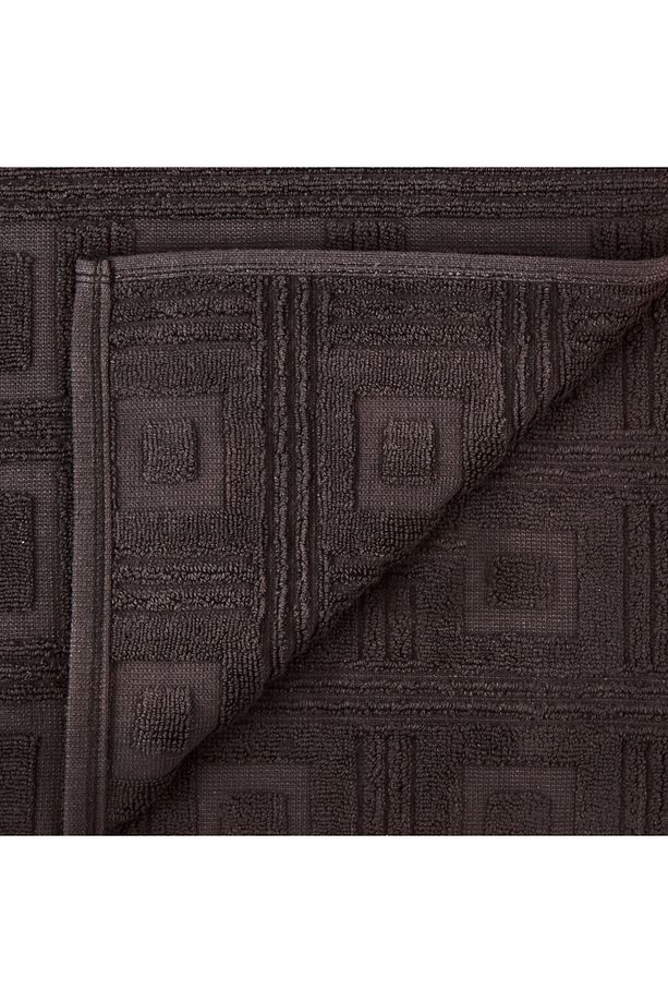 Soft Premium Kybele Ayak Havlusu - Siyah - 50x80 cm - 3