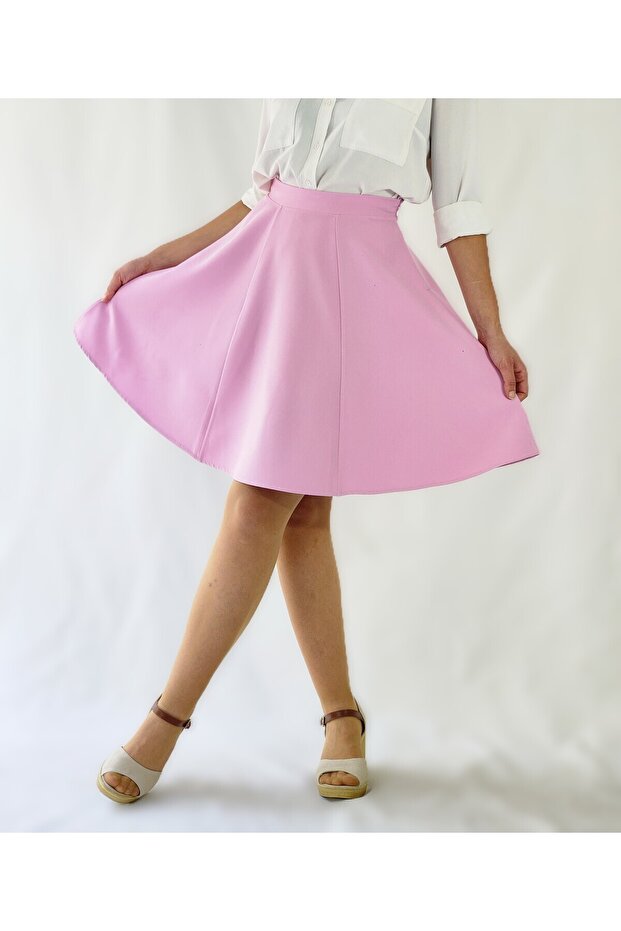Lila Six Piece Woven A-Leaf Skirt