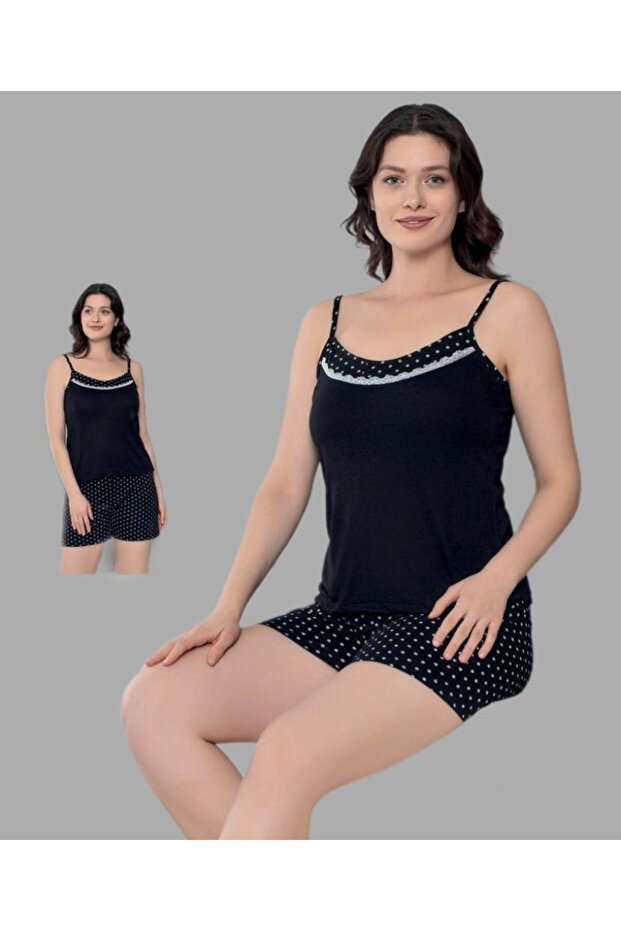 Summer Cotton Combed Women's Shorts Set