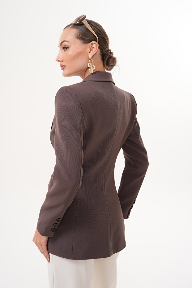 Kadın Atlas ceket - 4