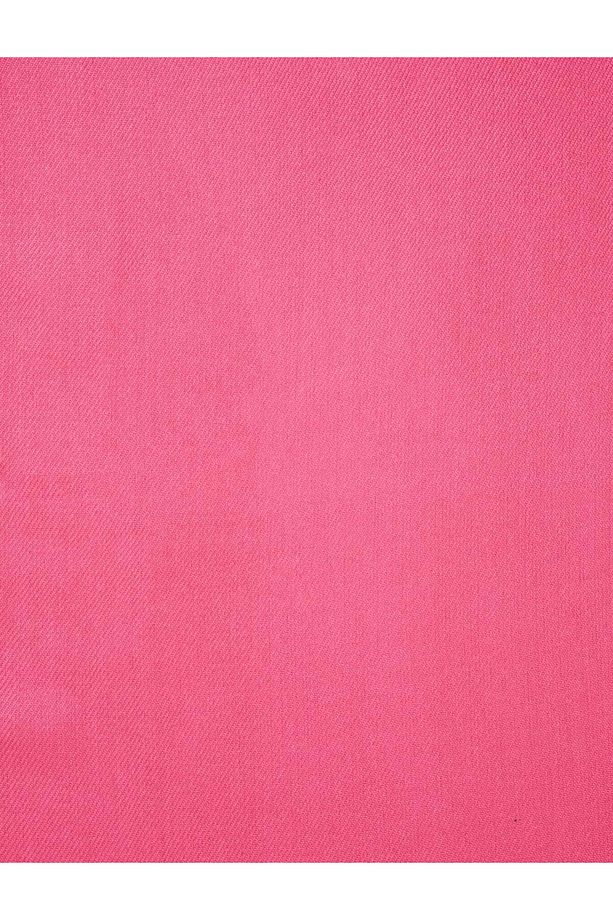 Pembe Basic Püsküllü Şal - 4