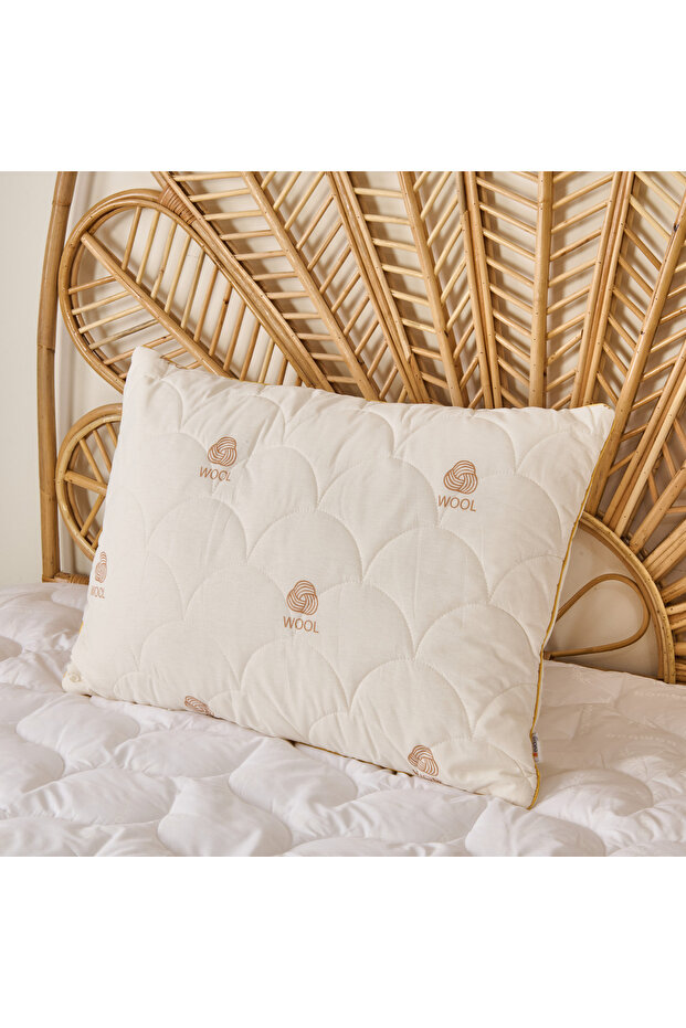 Soft Wool Pillow - White - 50X70 cm