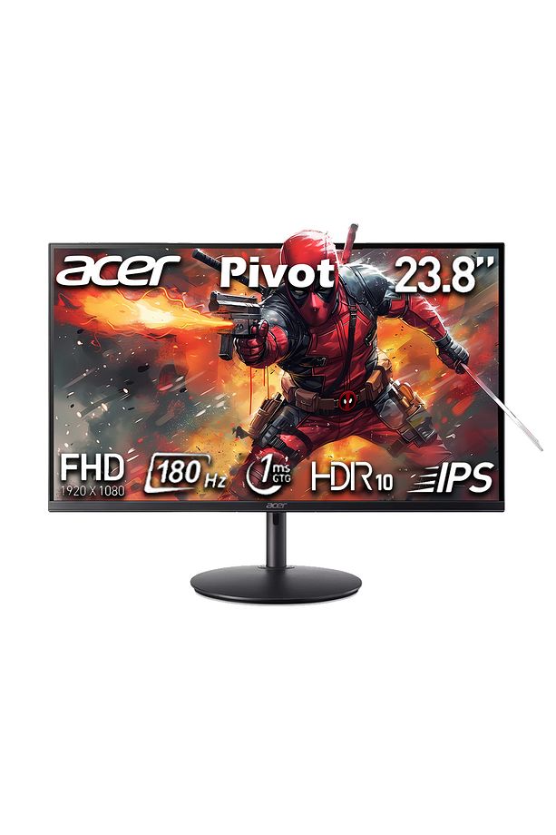Nitro XF240Y M3biiph 23.8" 1ms 180Hz AMD FreeSync Premium DP+HDMI IPS FHD Pivot Monitör UM.QX0EE.315 - 1