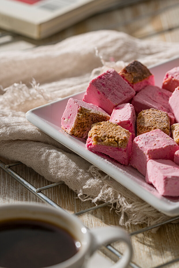 Tatlı Krizi Paketi 3'lü Set , Dondurularak Kurutulmuş Ahududu - Lotus Cheesecake , Marshmallow - 4