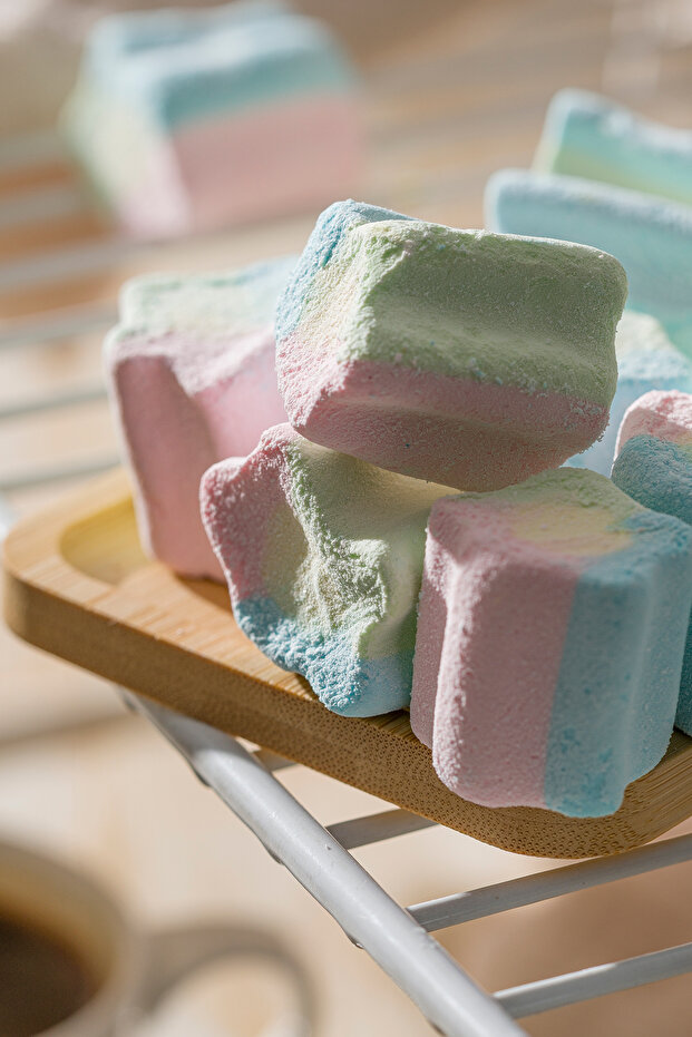 Tatlı Krizi Paketi 3'lü Set , Dondurularak Kurutulmuş Ahududu - Lotus Cheesecake , Marshmallow - 5