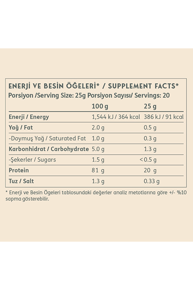 Protein Pudding 500 gr - Vanilya - 6