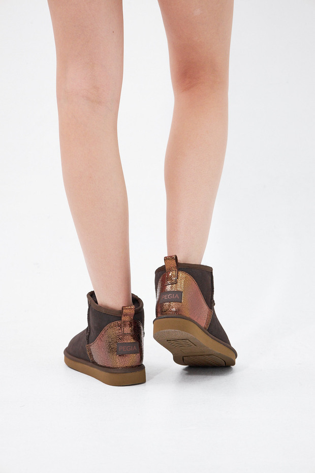 Kürklü Kadın Mini Bot 191133 - 8