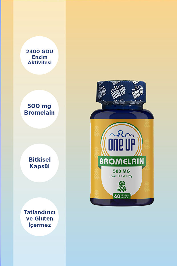 Bromelain 60 Kapsül - Aromasız - 2