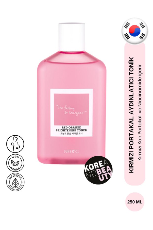 Red Orange (Koreandbeauty) Brightening Toner | Skin Brightening Tonic 250ml