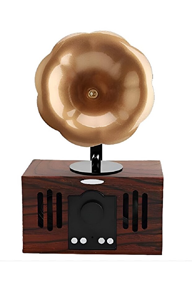 مكبر صوت بلوتوث لاسلكي بتصميم كلاسيكي - 1