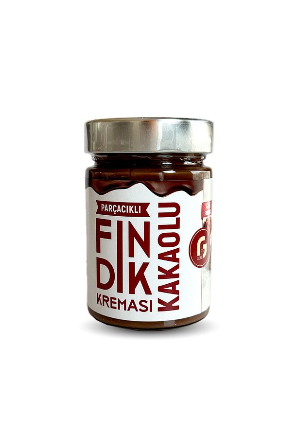 Parçacıklı Kakaolu Fındık Kreması – 340 Gr (%45 Fındık) - 1